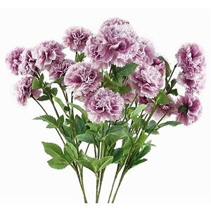 Tallo de Clavel Artificial Rosa - Pack de 6 - 70cm - Flores de Seda Tallo de Clavel Artificial Rosa - Pack de 6 - 70cm - Flores de Seda