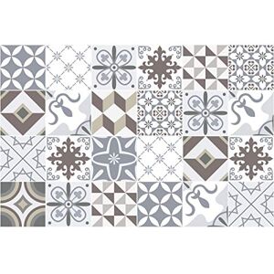 AMBIANCE-LIVE Pegatinas para azulejos – 15x15cm, 24 uds - Diseño mosaico AMBIANCE-LIVE Pegatinas para azulejos – 15x15cm, 24 uds - Diseño mosaico