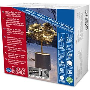 Konstsmide Guirnalda luminosa micro led (con aislamiento, temporizador de 9 horas, 120 diodos de luz banca cálida, transformador exterior de 24 V, cable suave negro) Konstsmide Guirnalda luminosa micro led (con aislamiento, temporizador de 9 horas, 120 diodos de luz banca cálida, transformador exterior de 24 V, cable suave negro)