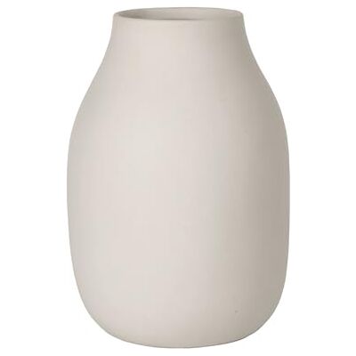 blomus -COLORA- Jarrón L de gres, Moonbeam, Hecho a Mano, Elegante y Decorativo jarrón de Mesa, Accesorio para el hogar Que Protege Las Superficies (H/A/P: 20 x 14 x 14 cm, ) blomus -COLORA- Jarrón L de gres, Moonbeam, Hecho a Mano, Elegante y Decorativo jarrón de Mesa, Accesorio para el hogar Que Protege Las Superficies (H/A/P: 20 x 14 x 14 cm, )