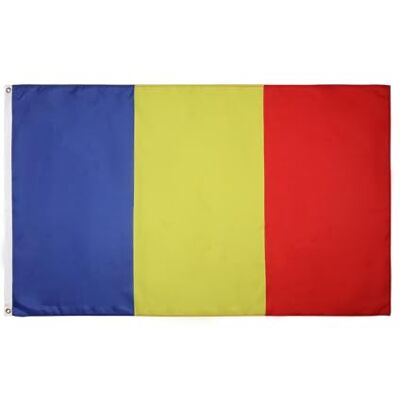 AZ FLAG Bandera Chad 150x90 cm Estandarte Chadiana Poliéster 100D 2 Ojales AZ FLAG Bandera Chad 150x90 cm Estandarte Chadiana Poliéster 100D 2 Ojales