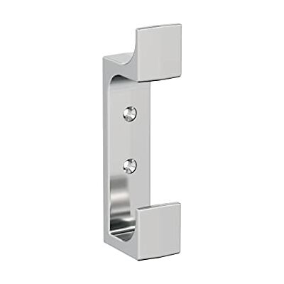 Amerock Bray Gancho decorativo de pared cromado de doble punta Amerock Bray Gancho decorativo de pared cromado de doble punta