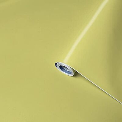 Venilia Lámina adhesiva, Mate Amarillo, 67,5cm x 2m, Espesor 160μ, Vinilo autoadhesivo para muebles o cocina, decorativas papel pintado pared, PVC sin ftalatos, Fabricado en UE Venilia Lámina adhesiva, Mate Amarillo, 67,5cm x 2m, Espesor 160μ, Vinilo autoadhesivo para muebles o cocina, decorativas papel pintado pared, PVC sin ftalatos, Fabricado en UE