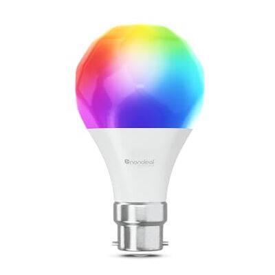 Nanoleaf Matter Essentials 1 Bombilla LED B22 RGBW Inteligente y Regulable Luces Led 16M Colores, Matter sobre Thread, Bluetooth, Compatible con Google Apple, Decoración Habitación y Gaming Nanoleaf Matter Essentials 1 Bombilla LED B22 RGBW Inteligente y Regulable Luces Led 16M Colores, Matter sobre Thread, Bluetooth, Compatible con Google Apple, Decoración Habitación y Gaming