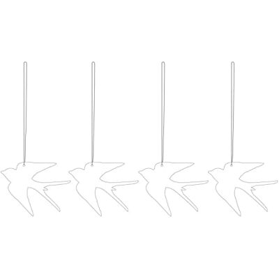 Cooee Design Easter Deco Bird White Decoración Colgante, diseño de pájaro Cooee Design Easter Deco Bird White Decoración Colgante, diseño de pájaro