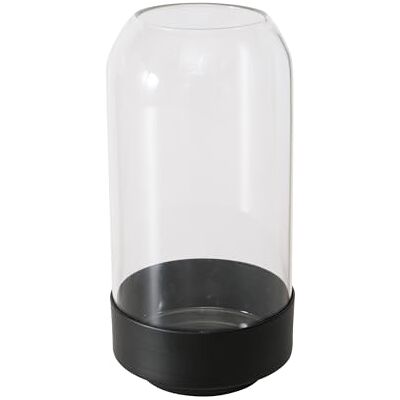 Boltze Malena Jarrón (Cristal y Metal, Mate, Altura 18 cm, diámetro 9 cm, Redondo, Hecho a Mano, Impermeable, diseño Minimalista, florero Decorativo) Boltze Malena Jarrón (Cristal y Metal, Mate, Altura 18 cm, diámetro 9 cm, Redondo, Hecho a Mano, Impermeable, diseño Minimalista, florero Decorativo)