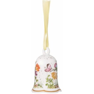 Hutschenreuther Campana de Porcelana para Colgar, 5 cm de diámetro x 7,2 cm de Alto, diseño de mensajeros de Primavera, en Caja de Regalo Hutschenreuther Campana de Porcelana para Colgar, 5 cm de diámetro x 7,2 cm de Alto, diseño de mensajeros de Primavera, en Caja de Regalo