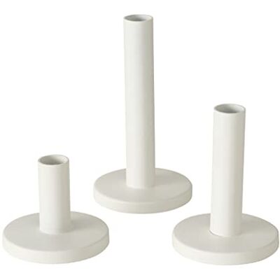 Boltze Malko Candelabro (3 Piezas, Metal, Color Blanco, decoración para Mesa/cómoda, candelabro) Boltze Malko Candelabro (3 Piezas, Metal, Color Blanco, decoración para Mesa/cómoda, candelabro)