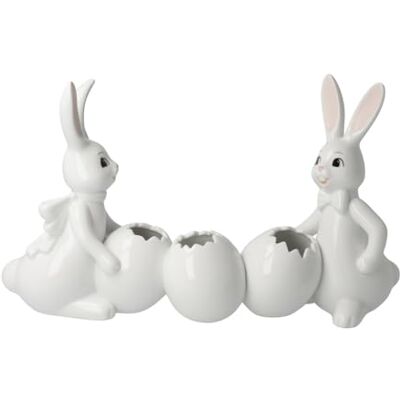 Goebel Figura de Conejo con jarrón Spring Feelings – Snow White Pascua Goebel Figura de Conejo con jarrón Spring Feelings – Snow White Pascua