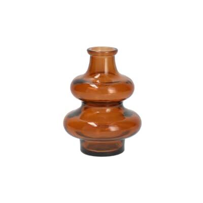 H&H Jarrón de Cristal Reciclado con Forma de ámbar, 16 cm – Jarrón Decorativo para Flores, pequeños arreglos Florales y decoración del hogar Elegante H&H Jarrón de Cristal Reciclado con Forma de ámbar, 16 cm – Jarrón Decorativo para Flores, pequeños arreglos Florales y decoración del hogar Elegante