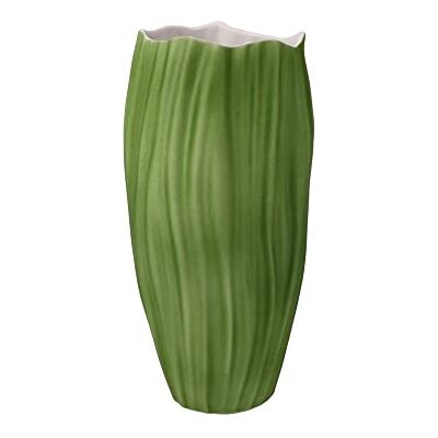 KAISER PORZELLAN - Spirulina - verde - Ø10 H20 - Jarrón KAISER PORZELLAN - Spirulina - verde - Ø10 H20 - Jarrón
