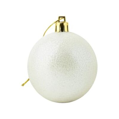 SHATCHI Bolas de Navidad Grandes de PVC inastillables de 25 cm, con Acabado Brillante, decoración Festiva para Colgar en el árbol de Navidad, Adorno Redondo para decoración del hogar SHATCHI Bolas de Navidad Grandes de PVC inastillables de 25 cm, con Acabado Brillante, decoración Festiva para Colgar en el árbol de Navidad, Adorno Redondo para decoración del hogar