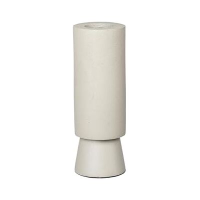 Broste Copenhagen Candelabro, Aluminio, Arena, 11x4cm Broste Copenhagen Candelabro, Aluminio, Arena, 11x4cm