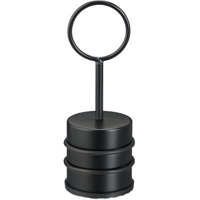 RELAXDAYS Topo de puerta de acero inoxidable con asa - Seguridad para puertas y ventanas RELAXDAYS Topo de puerta de acero inoxidable con asa - Seguridad para puertas y ventanas