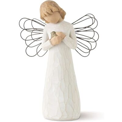Willow Tree Figura de ángel con pajarito, Home & Navidad Deco, Enesco Willow Tree Figura de ángel con pajarito, Home & Navidad Deco, Enesco