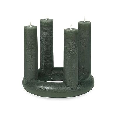 Broste Copenhagen Broste Lucille Corona de velas (20 x 18 cm), diseño de hojas de uva Broste Copenhagen Broste Lucille Corona de velas (20 x 18 cm), diseño de hojas de uva