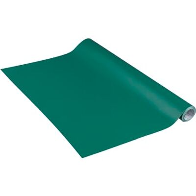 Venilia Lámina adhesiva, Mate Verde oscuro Verde cedro, 67,5cm x 2m, Espesor 160μ, Vinilo autoadhesivo para muebles o cocina, decorativas papel pintado pared, PVC sin ftalatos, Fabricado en UE Venilia Lámina adhesiva, Mate Verde oscuro Verde cedro, 67,5cm x 2m, Espesor 160μ, Vinilo autoadhesivo para muebles o cocina, decorativas papel pintado pared, PVC sin ftalatos, Fabricado en UE