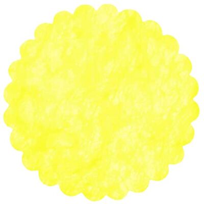 Ciao Sobre 24 decoraciones tnt efecto tejido Flower Poly Lab (Ø48cm), amarillo Ciao Sobre 24 decoraciones tnt efecto tejido Flower Poly Lab (Ø48cm), amarillo