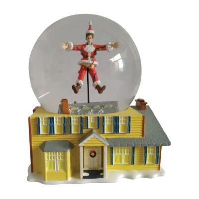 Department 56 National Lampoon's Christmas Vacation Santa Clark and The Griswold House Bola de Agua esculpida de Agua de 5.25 Pulgadas, Multicolor Department 56 National Lampoon's Christmas Vacation Santa Clark and The Griswold House Bola de Agua esculpida de Agua de 5.25 Pulgadas, Multicolor