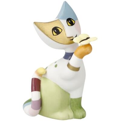 Goebel Figurine Carla Rosina Wachtmeister Figura Decorativa (Porcelana, 3 x 5,5 x 8 cm), diseño de Gato Goebel Figurine Carla Rosina Wachtmeister Figura Decorativa (Porcelana, 3 x 5,5 x 8 cm), diseño de Gato