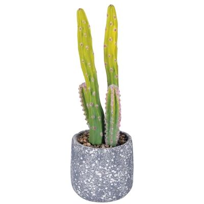 Tivoli Cactus Planta Artificial de hormigón, 13 x 40,5 cm Tivoli Cactus Planta Artificial de hormigón, 13 x 40,5 cm