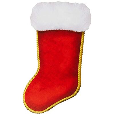 Beistle Mini recortes de calcetín de Navidad de 18,4 cm (rojo/blanco), papel Beistle Mini recortes de calcetín de Navidad de 18,4 cm (rojo/blanco), papel