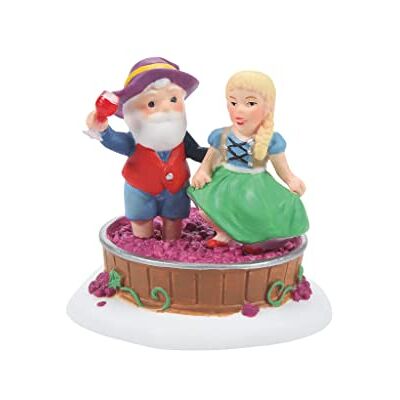 Department 56 North Pole Series Great Grape Stomping, Figura de Pueblo, 1.81 Pulgadas, Multicolor Department 56 North Pole Series Great Grape Stomping, Figura de Pueblo, 1.81 Pulgadas, Multicolor