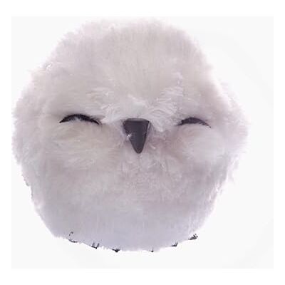 Ciao Owl Ball Cute (Ø10cm) Hanging Christmas Decoration, White, Polystyrene, Ø 10 cm Ciao Owl Ball Cute (Ø10cm) Hanging Christmas Decoration, White, Polystyrene, Ø 10 cm