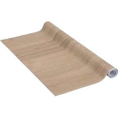 Venilia Lámina adhesiva Perfect Fix, Madera Pinho Taupe, 90cm x 2,1m, Espesor 150μ, Vinilo autoadhesivo para muebles o cocina, decorativas papel pintado pared, PVC sin ftalatos, Fabricado en UE Venilia Lámina adhesiva Perfect Fix, Madera Pinho Taupe, 90cm x 2,1m, Espesor 150μ, Vinilo autoadhesivo para muebles o cocina, decorativas papel pintado pared, PVC sin ftalatos, Fabricado en UE