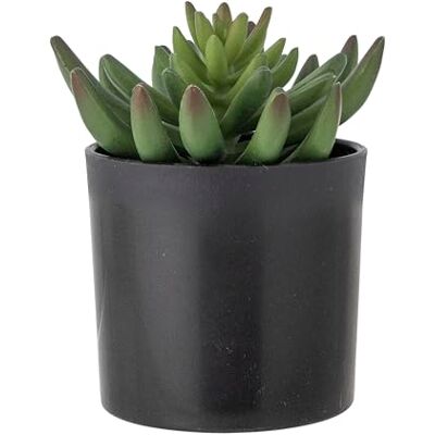 BLOOMINGVILLE Echeveria Planta Artificial, Verde, plástico, 9 x 14 cm BLOOMINGVILLE Echeveria Planta Artificial, Verde, plástico, 9 x 14 cm