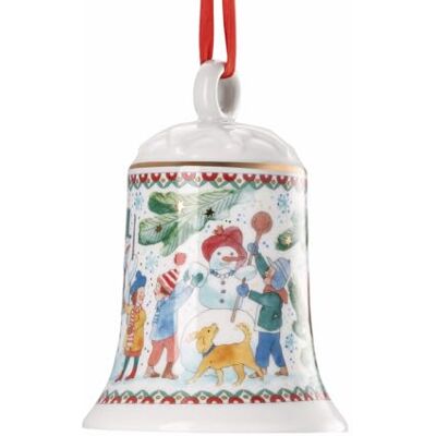 Hutschenreuther Colección de Navidad 2025 Campana de Porcelana Juegos Navidad Campana 12cm Hutschenreuther Colección de Navidad 2025 Campana de Porcelana Juegos Navidad Campana 12cm