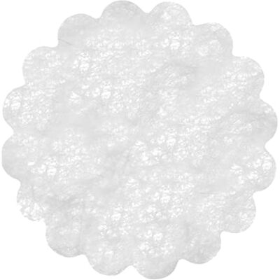 Ciao Sobre 100 decoraciones tnt efecto tejido Flower Poly Lab (Ø24cm), gris pastel Ciao Sobre 100 decoraciones tnt efecto tejido Flower Poly Lab (Ø24cm), gris pastel