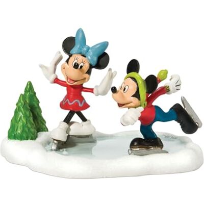 Department 56 Departamento 56 Disney Village Accessory Figura Decorativa, Patinaje sobre Hielo Department 56 Departamento 56 Disney Village Accessory Figura Decorativa, Patinaje sobre Hielo