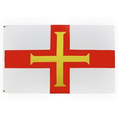 AZ FLAG Bandera Guernsey 150x90 cm De Guernsey Poliéster 100D 2 Ojales AZ FLAG Bandera Guernsey 150x90 cm De Guernsey Poliéster 100D 2 Ojales