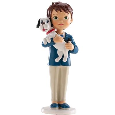 dekora Figura Decorativa para Primera Comunión Niño con Perro Elaborada en Resina Adorno para Tartas 16,5 Centímetros de Alto Diseño Original y Detallado Apto para Contacto Alimentario dekora Figura Decorativa para Primera Comunión Niño con Perro Elaborada en Resina Adorno para Tartas 16,5 Centímetros de Alto Diseño Original y Detallado Apto para Contacto Alimentario