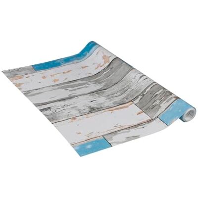 Venilia Lámina adhesiva Perfect Fix, Madera Azul escuro, 45cm x 2m, Espesor 150μ, Vinilo autoadhesivo para muebles o cocina, decorativas papel pintado pared, PVC sin ftalatos, Fabricado en UE Venilia Lámina adhesiva Perfect Fix, Madera Azul escuro, 45cm x 2m, Espesor 150μ, Vinilo autoadhesivo para muebles o cocina, decorativas papel pintado pared, PVC sin ftalatos, Fabricado en UE