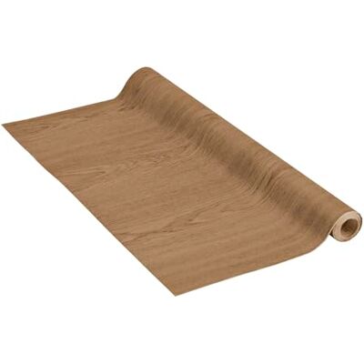 Venilia Lámina adhesiva Perfect Fix, Madera Roble médio, 90cm x 2,1m, Espesor 150μ, Vinilo autoadhesivo para muebles o cocina, decorativas papel pintado pared, PVC sin ftalatos, Fabricado en UE Venilia Lámina adhesiva Perfect Fix, Madera Roble médio, 90cm x 2,1m, Espesor 150μ, Vinilo autoadhesivo para muebles o cocina, decorativas papel pintado pared, PVC sin ftalatos, Fabricado en UE
