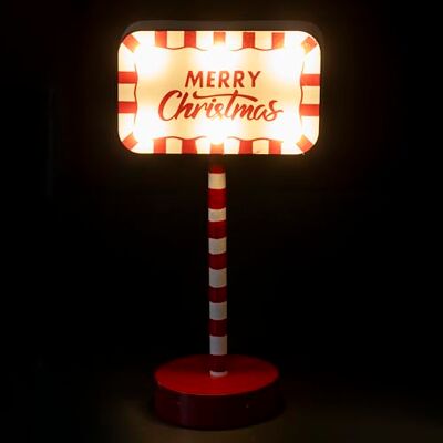 Tivoli Decoración Cartel navideño LED de Madera, Altura 23 cm, Merry Christmas, Xmas Tivoli Decoración Cartel navideño LED de Madera, Altura 23 cm, Merry Christmas, Xmas