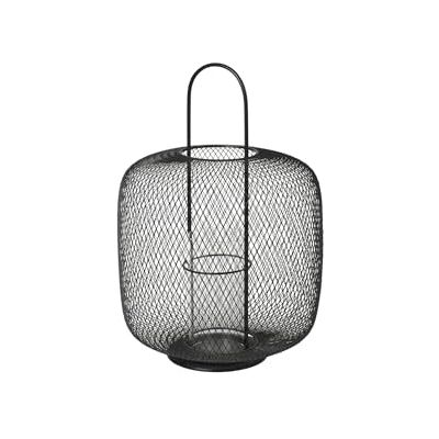 Broste Copenhagen Boden Farol, Metal, Negro, 48x33,5cm Broste Copenhagen Boden Farol, Metal, Negro, 48x33,5cm