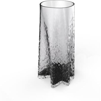 Cooee Design Gry Smoke Jarrón de Cristal, 30 cm, Color Ceniza Cooee Design Gry Smoke Jarrón de Cristal, 30 cm, Color Ceniza