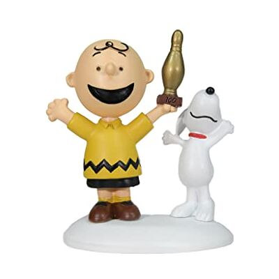 Department 56 Peanuts Village Accessories Figura de Charlie Brown Breaks 100, 2.18 Pulgadas, Multicolor Department 56 Peanuts Village Accessories Figura de Charlie Brown Breaks 100, 2.18 Pulgadas, Multicolor