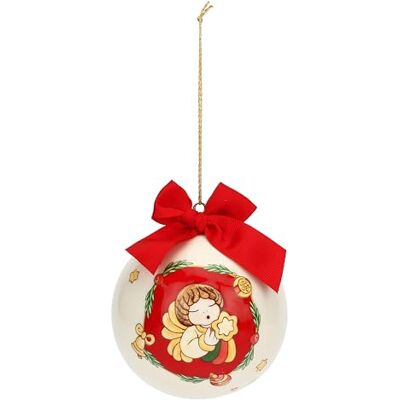 THUN , Bola de Navidad Special Edition de Porcelana, decoración navideña para árbol de Navidad, Idea de Regalo, diámetro de 10 cm THUN , Bola de Navidad Special Edition de Porcelana, decoración navideña para árbol de Navidad, Idea de Regalo, diámetro de 10 cm