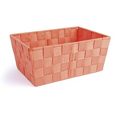 Excelsa Cross Korb Aufbewahrungskorb, Kunststoff, Orange, 25 x 17.5 x 11 cm Excelsa Cross Korb Aufbewahrungskorb, Kunststoff, Orange, 25 x 17.5 x 11 cm