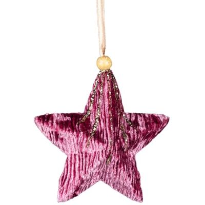 SHATCHI Estrella Rosa Burdeos de 10,5 cm – Decoración Colgante para árbol de Navidad, Adornos Decorativos Festivos, Colgante de árbol de Navidad con temática de Cuento de Hadas SHATCHI Estrella Rosa Burdeos de 10,5 cm – Decoración Colgante para árbol de Navidad, Adornos Decorativos Festivos, Colgante de árbol de Navidad con temática de Cuento de Hadas