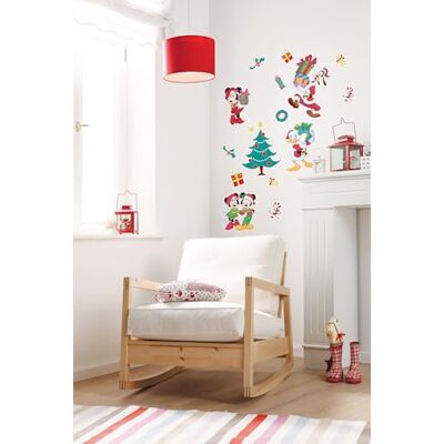 Komar Disney Pegatinas decorativas para habitación infantil (50 x 70 cm, 17 unidades), diseño de Mickey Komar Disney Pegatinas decorativas para habitación infantil (50 x 70 cm, 17 unidades), diseño de Mickey
