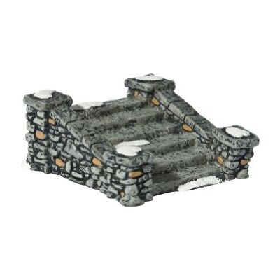 Department 56 Village Accesorio para escalones de Piedra caliza, Gris, Blanco, 8,4 x 3,6 x 8,4 cm Department 56 Village Accesorio para escalones de Piedra caliza, Gris, Blanco, 8,4 x 3,6 x 8,4 cm