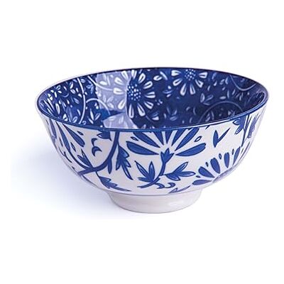 Excelsa Bolo Oriental, Porcelana, Flores Azul, 12 cm Excelsa Bolo Oriental, Porcelana, Flores Azul, 12 cm