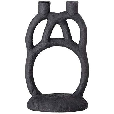 BLOOMINGVILLE Candelabro Negro poliresina BLOOMINGVILLE Candelabro Negro poliresina
