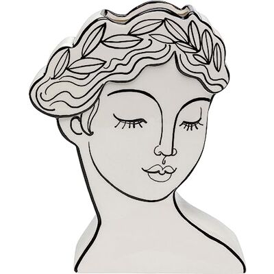 Jarra Favola Lady de Cerámica - Diseño de Cara Decorativa Jarra Favola Lady de Cerámica - Diseño de Cara Decorativa