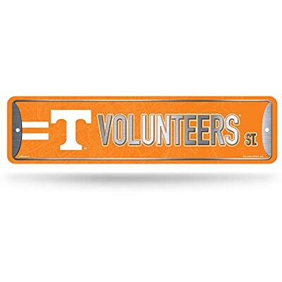 Rico Industries NCAA Tennessee Volunteers Cartel de metal para decoración del hogar (4 x 15 pulgadas), ideal para el hogar, oficina, dormitorio y cueva de hombre, hecho Rico Industries NCAA Tennessee Volunteers Cartel de metal para decoración del hogar (4 x 15 pulgadas), ideal para el hogar, oficina, dormitorio y cueva de hombre, hecho
